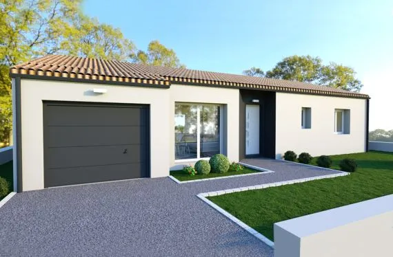 Photo maison 90&nbsp;m²<br>sur terrain 330&nbsp;m²